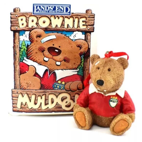 Lands End Explorer Bears Brownie Muldoon Gund Stuffed Plush Animal Bear #821
